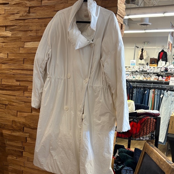 Free People puffy full length down coat - Picture 5 of 8